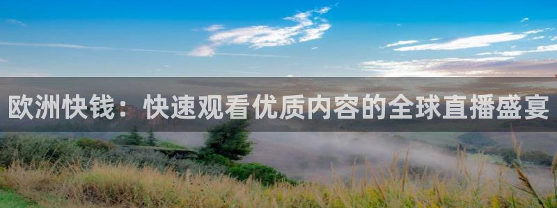 斗球直播体育下载：欧洲快钱：快速观看优质内容的全球直播盛宴